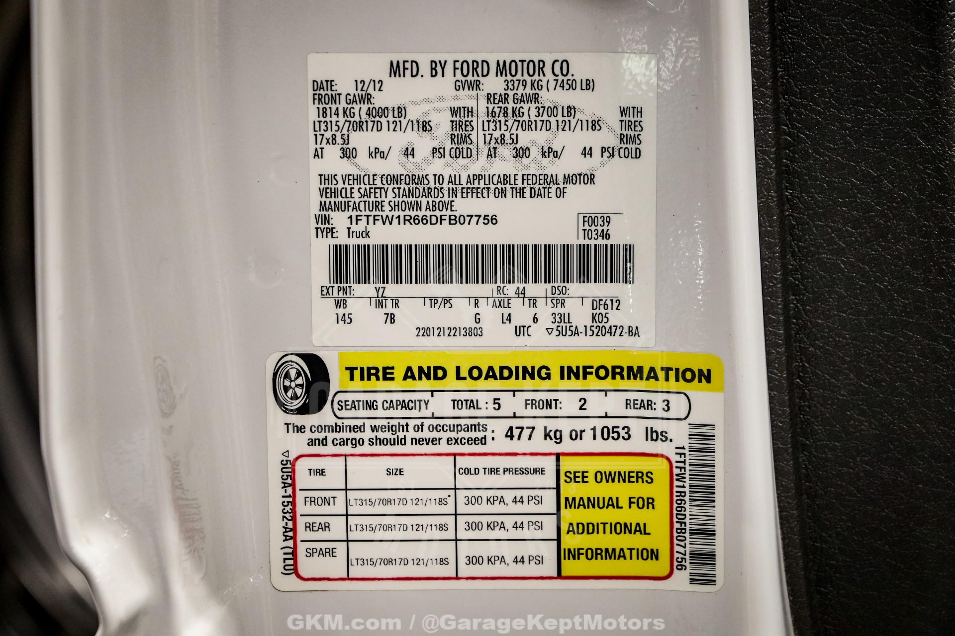 2013 Ford F-150 220