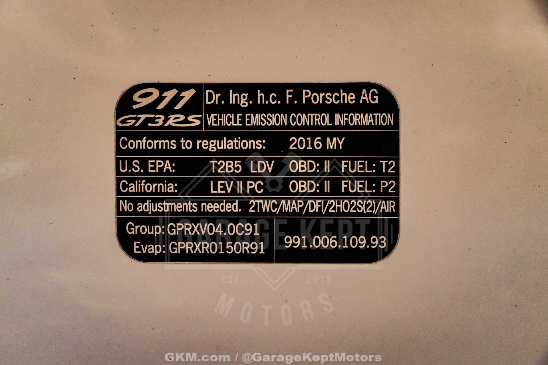 2016 Porsche 911 112