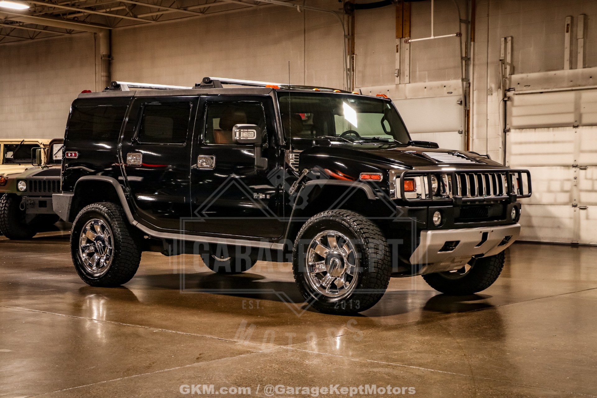 Black 2009 Hummer H2 SUV / Crossover Four-Wheel Drive 6-Speed Automatic