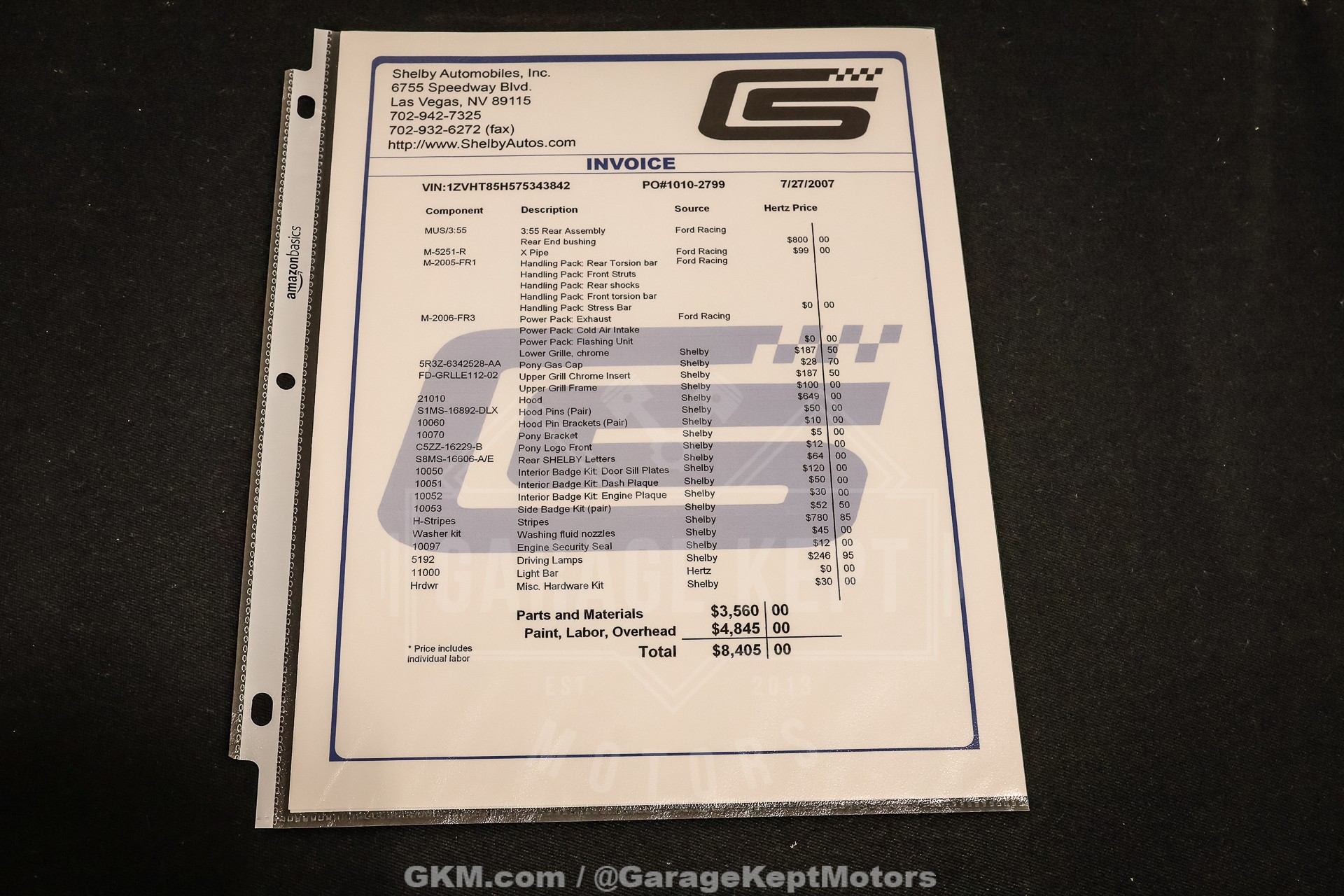 2007 Ford Mustang Shelby GT-H 159