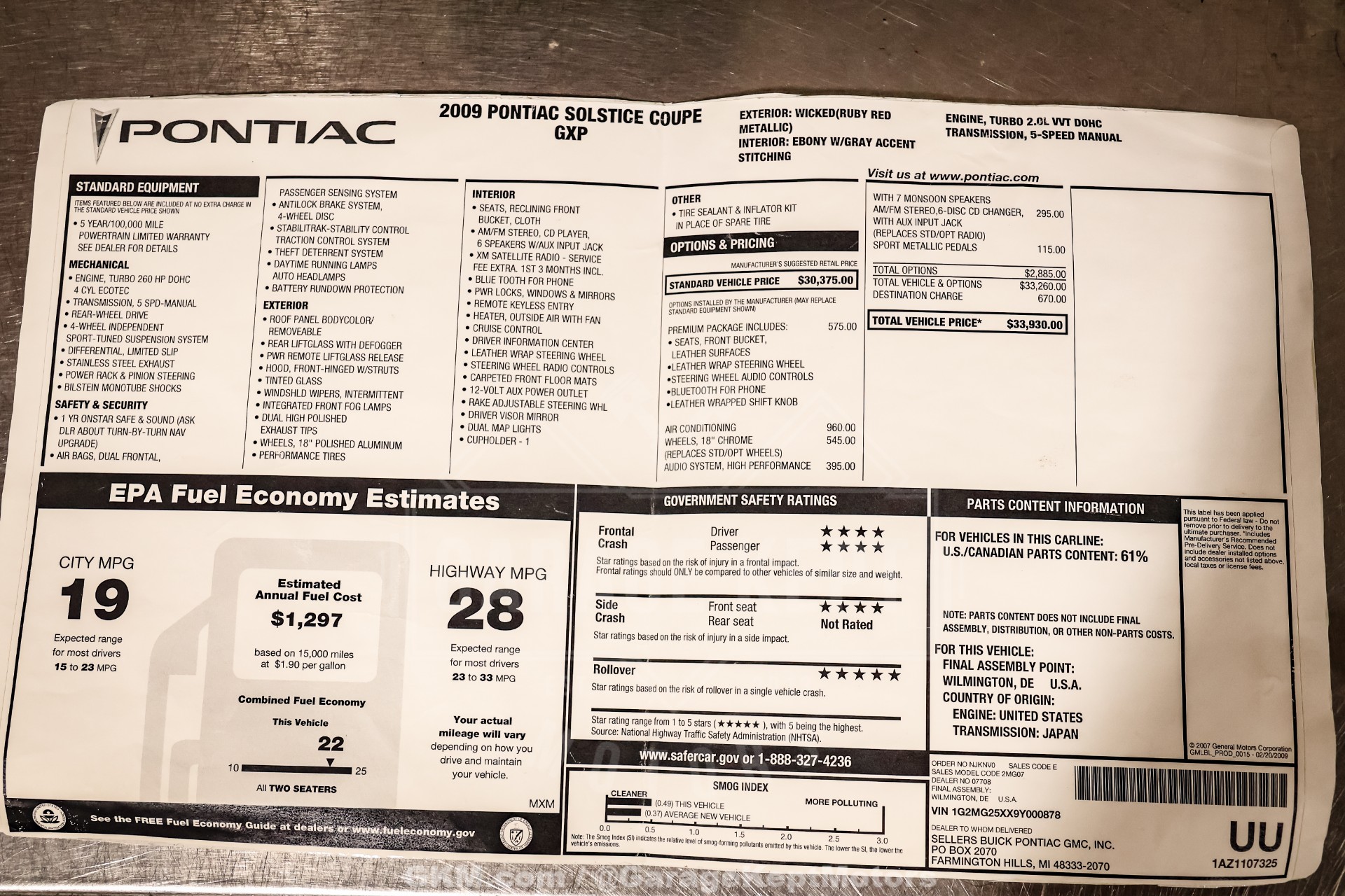 2009 Pontiac Solstice 154