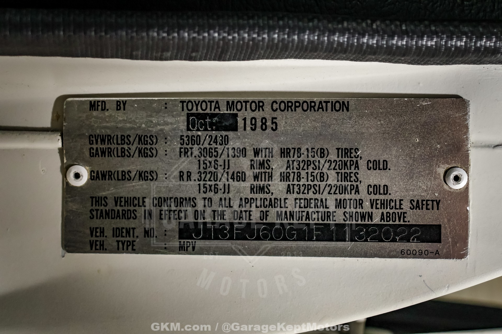1985 Toyota Land Cruiser 115