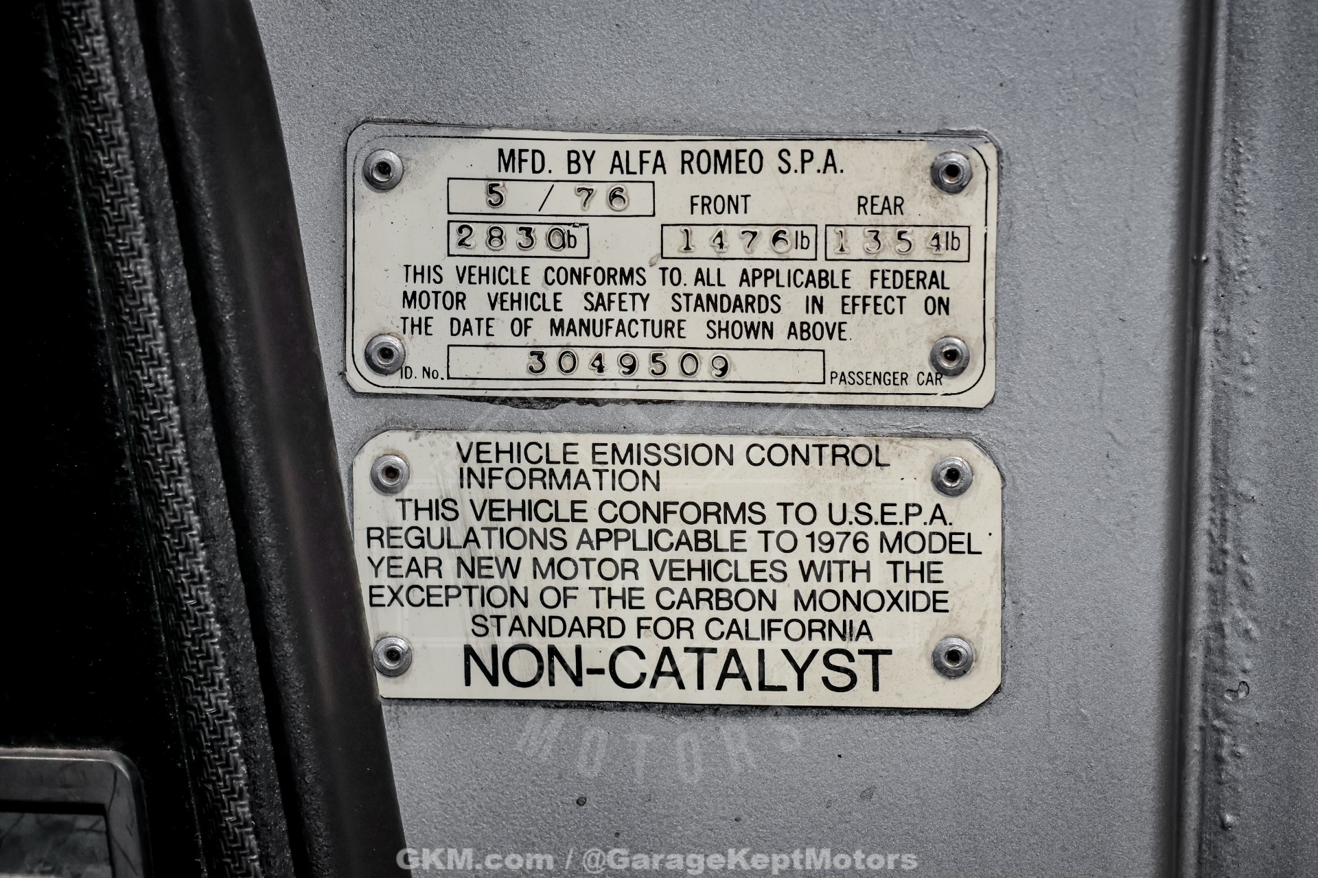 1976 Alfa Romeo 2000 Spider Veloce 164