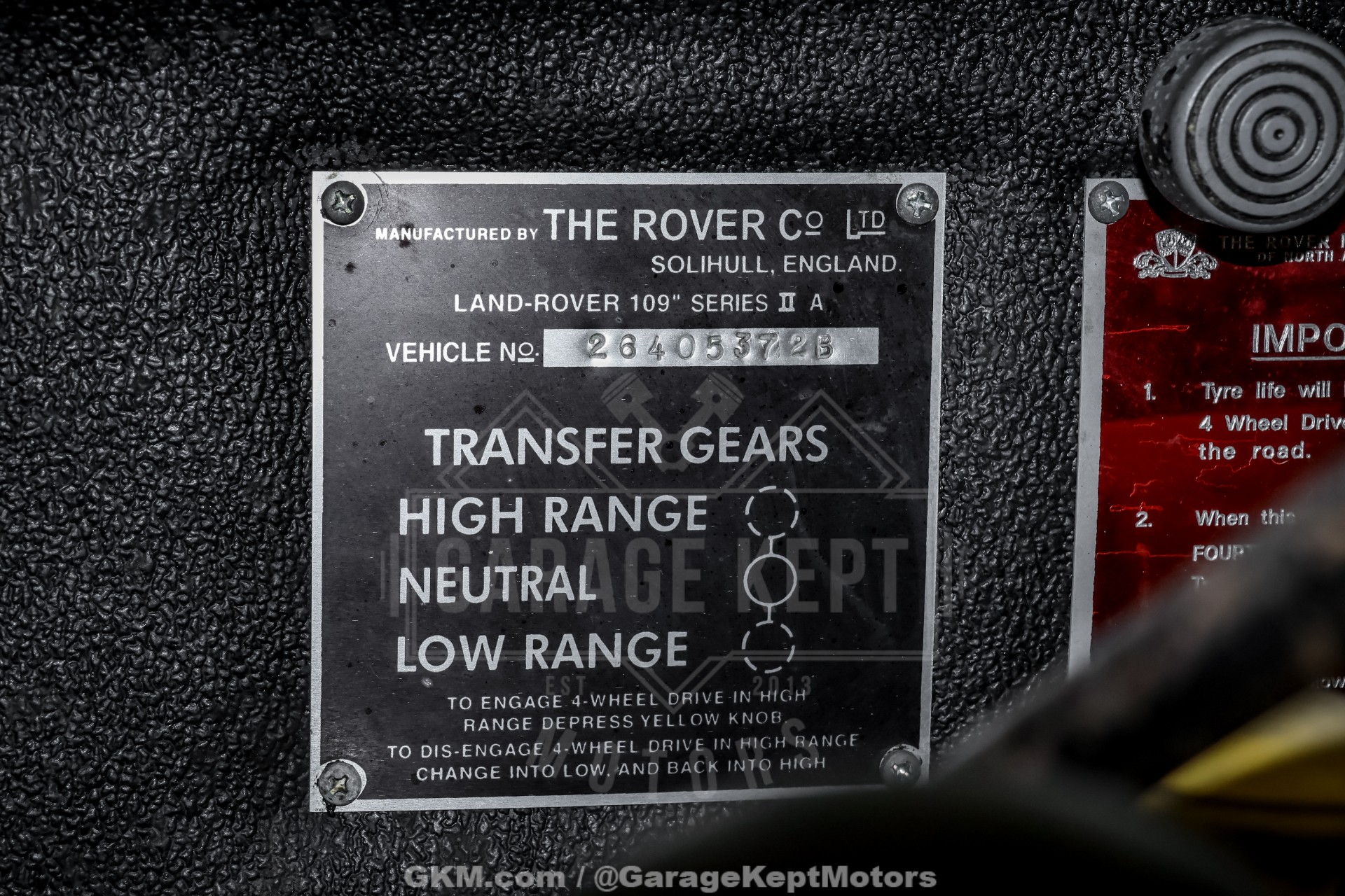 1965 Land Rover Series 2A 191