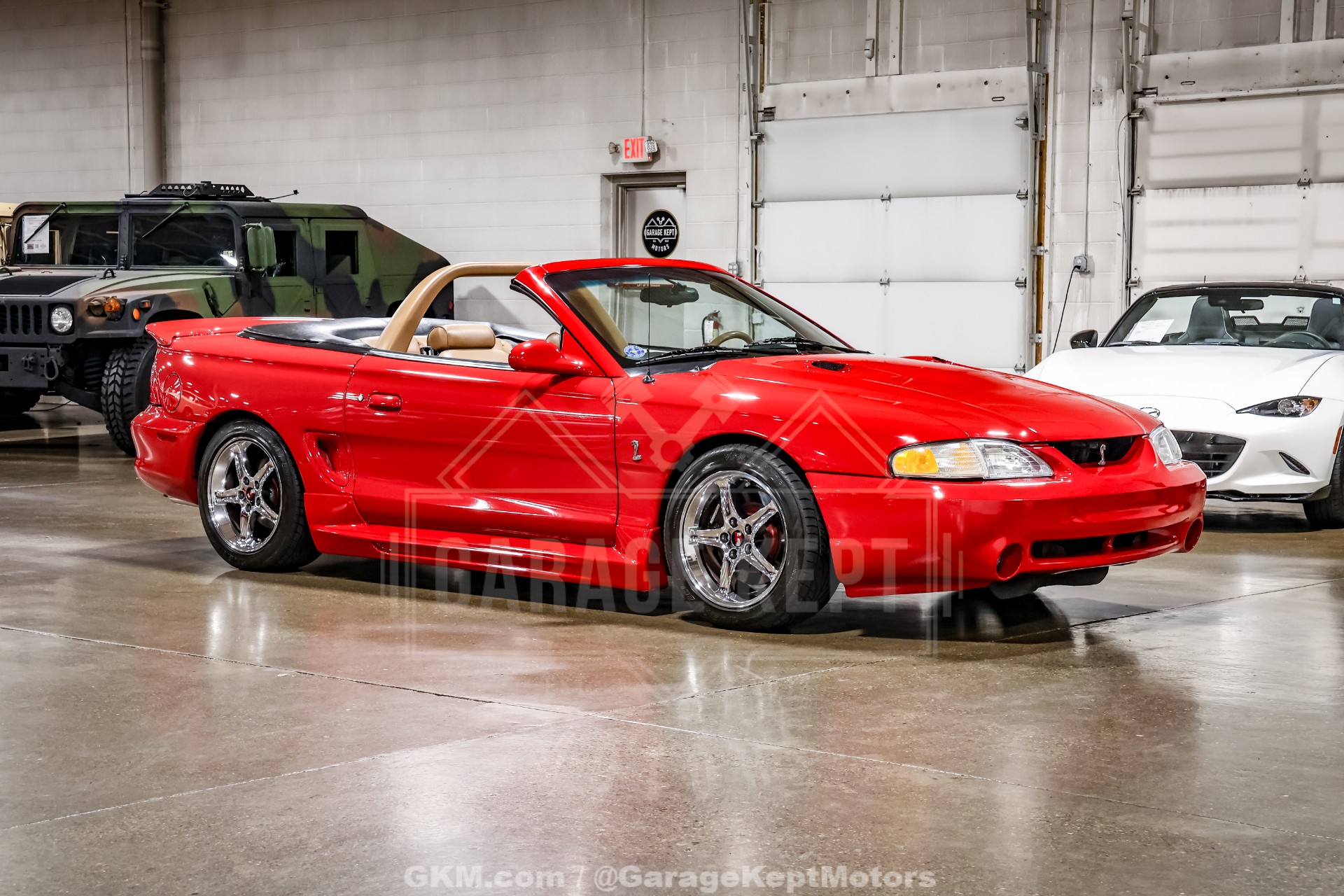 Red 1997 Ford Mustang SVT Cobra Convertible Rear-Wheel Drive 5-Speed Manual