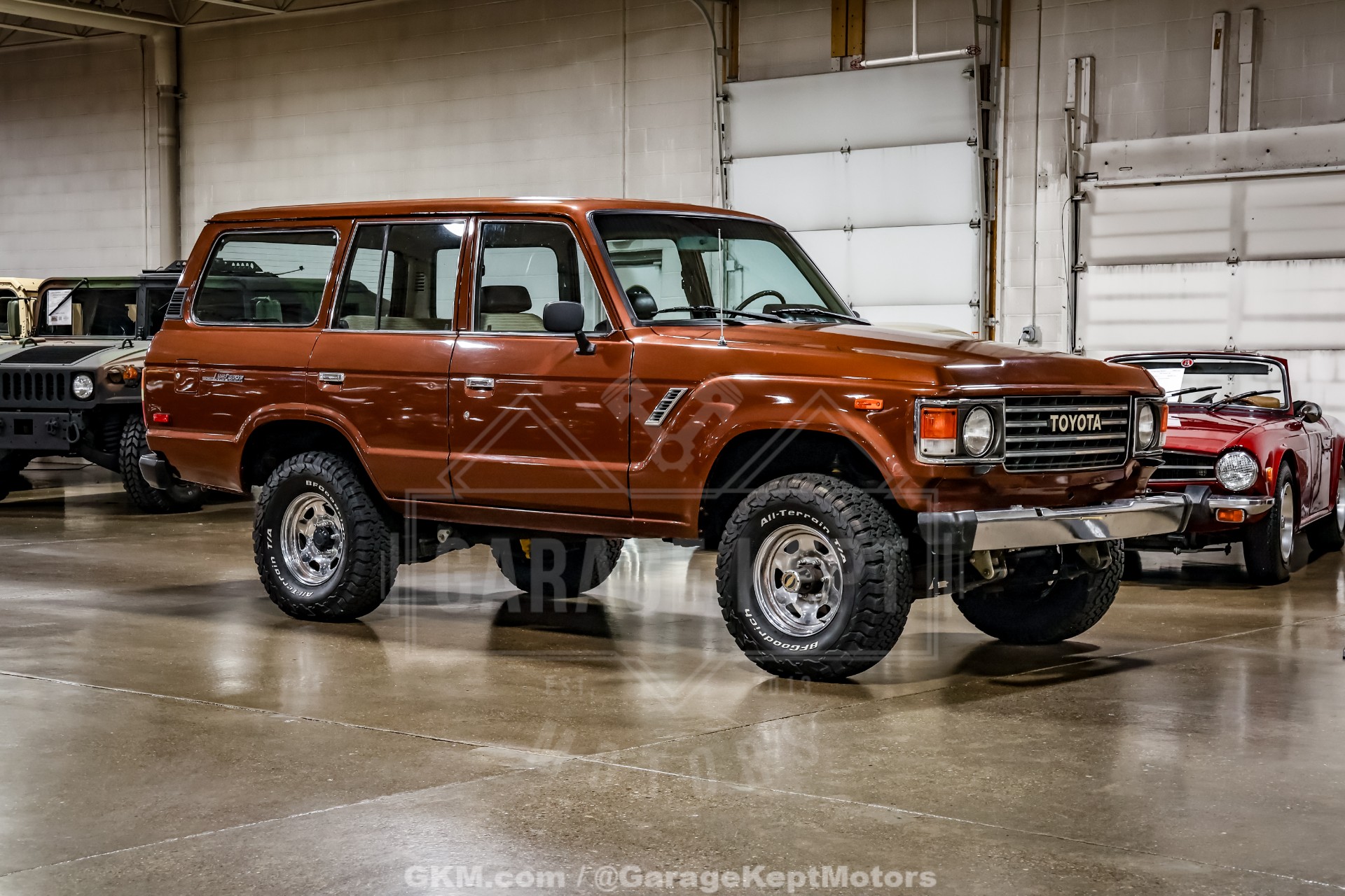 Red (Copper Metallic) 1984 Toyota Land Cruiser SUV / Crossover 4-Speed Manual