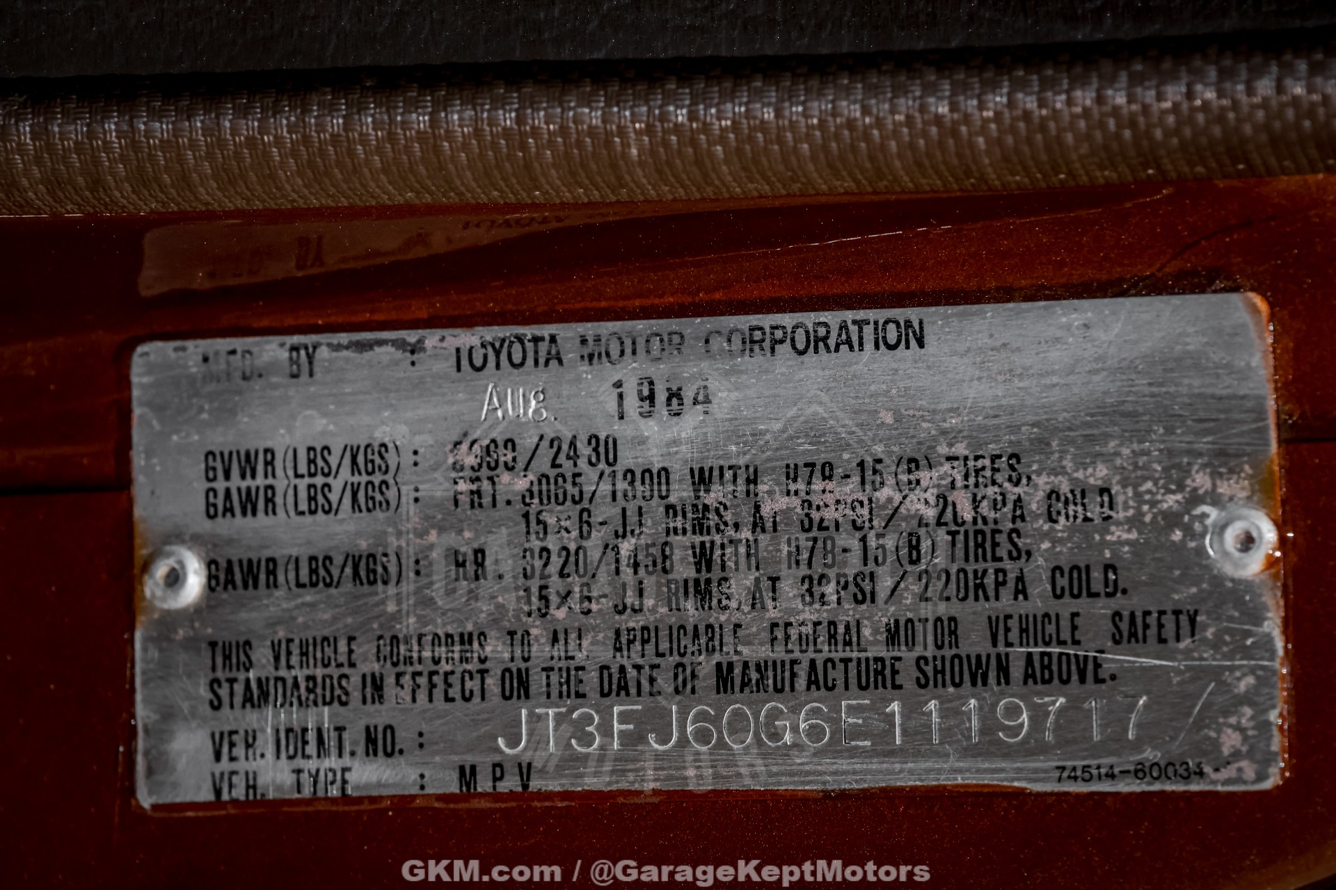 1984 Toyota Land Cruiser 174