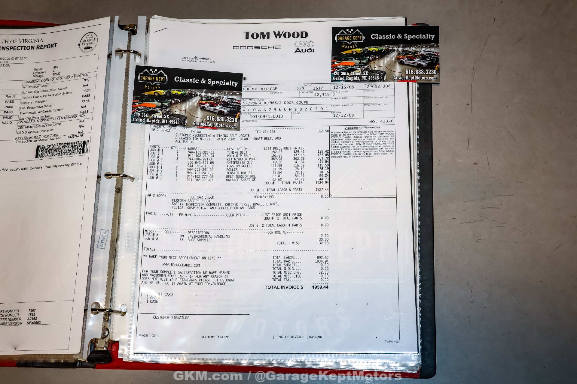 1992 Porsche 968 238