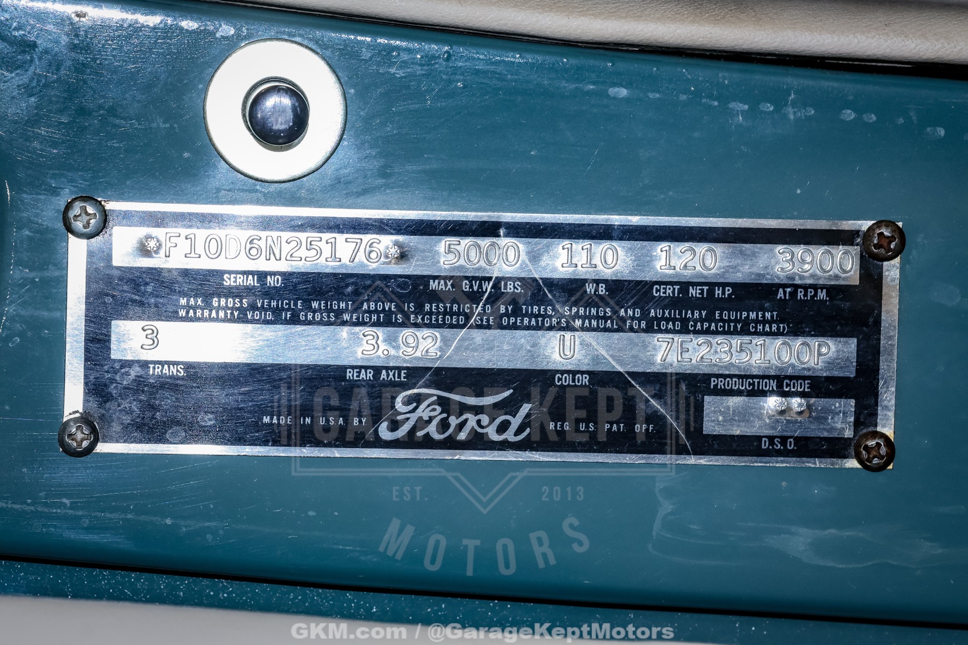 1956 Ford F100 160