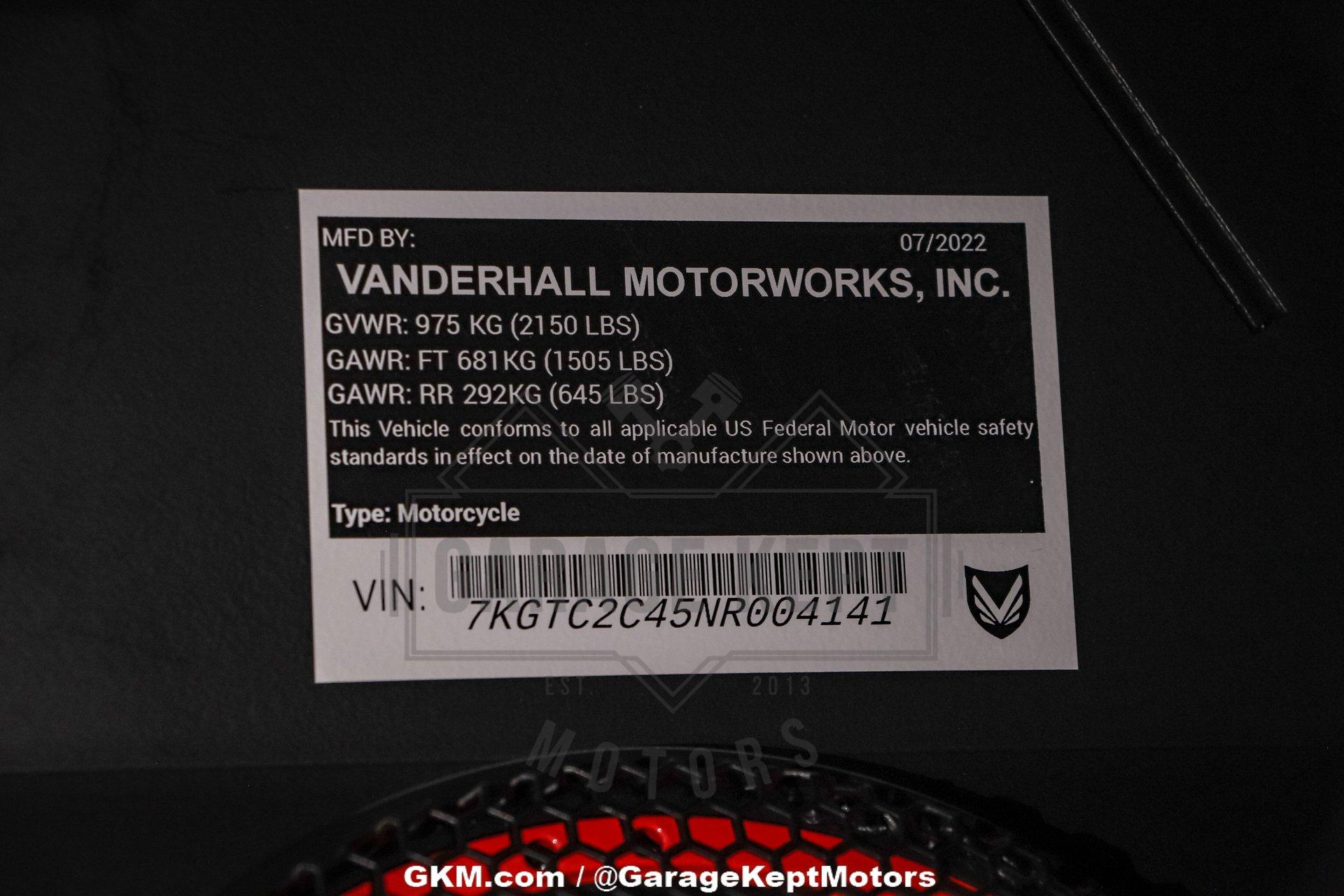 2022 Vanderhall Carmel GTS 107