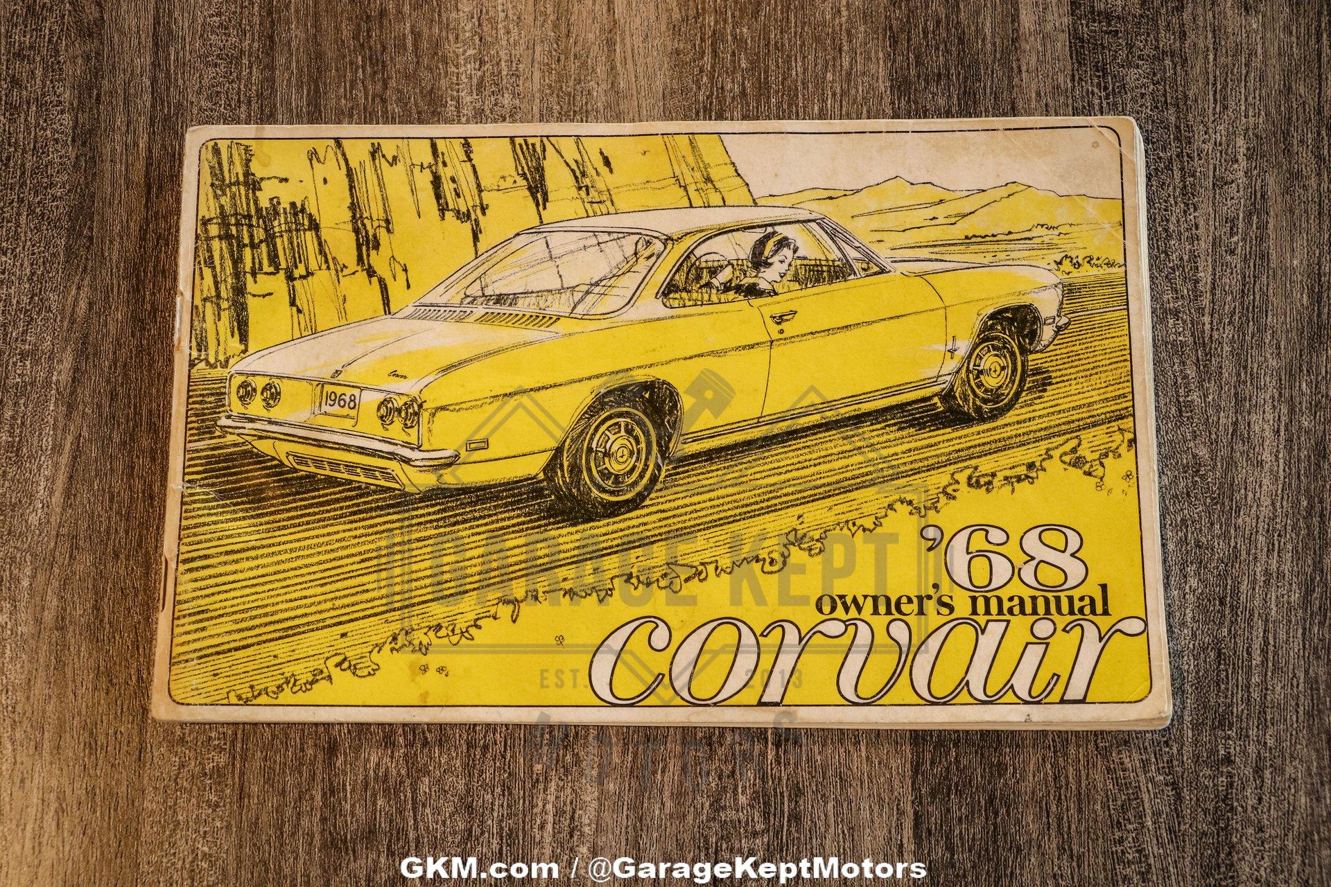 1968 Chevrolet Corvair Monza Convertible 189