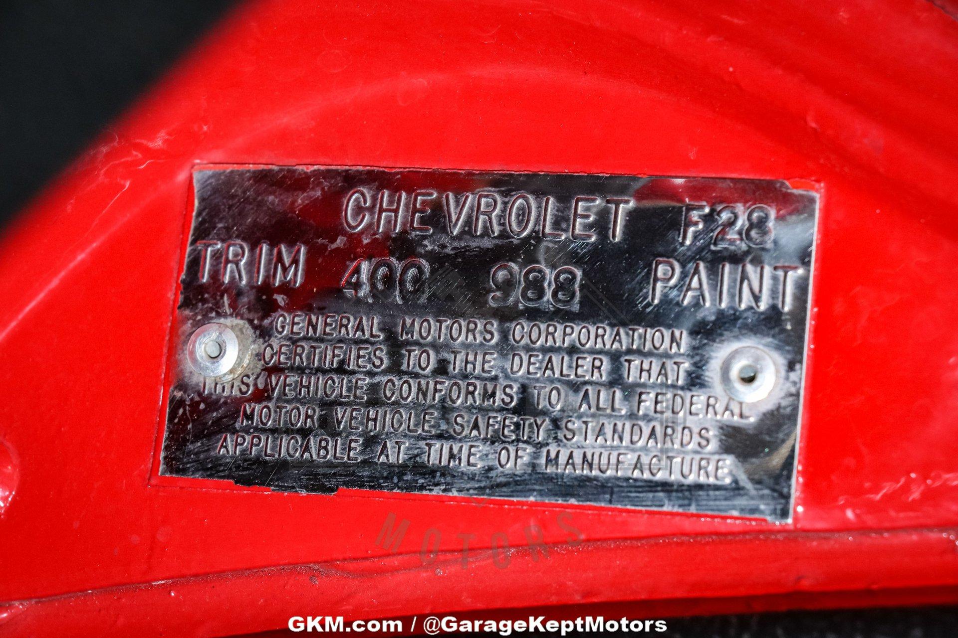 1972 Chevrolet Corvette 113