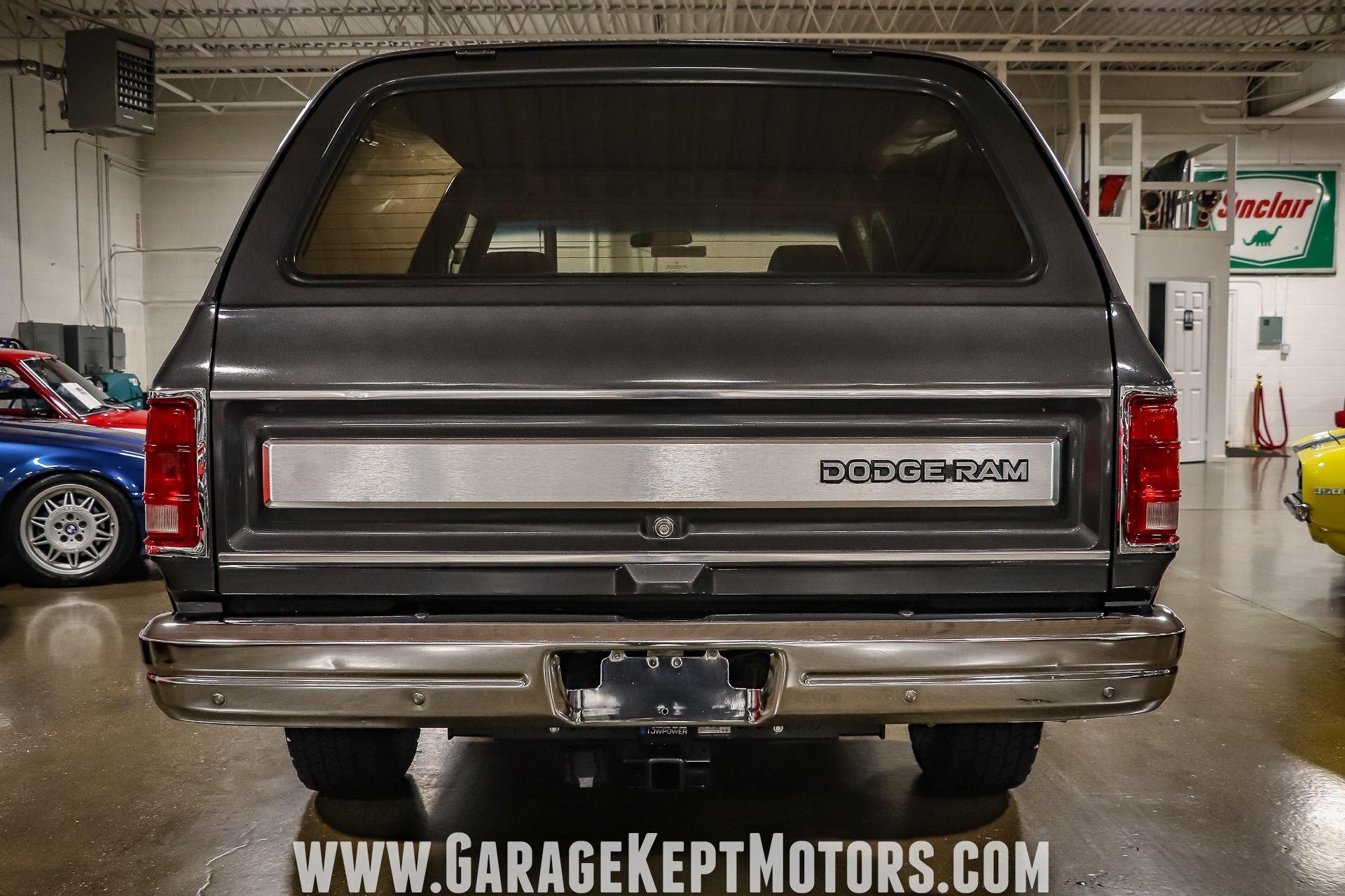 Used 1990 Dodge Ramcharger AW-100 For Sale (Sold) | Garage
