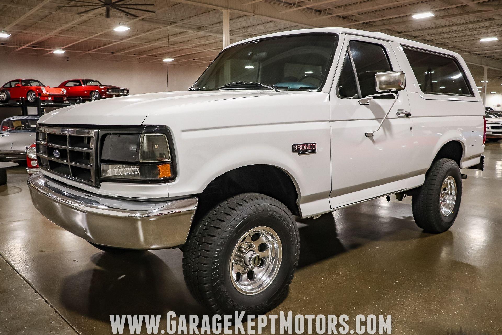 Used 1996 Ford Bronco XL 4x4 For Sale (Sold) | Garage Kept Motors