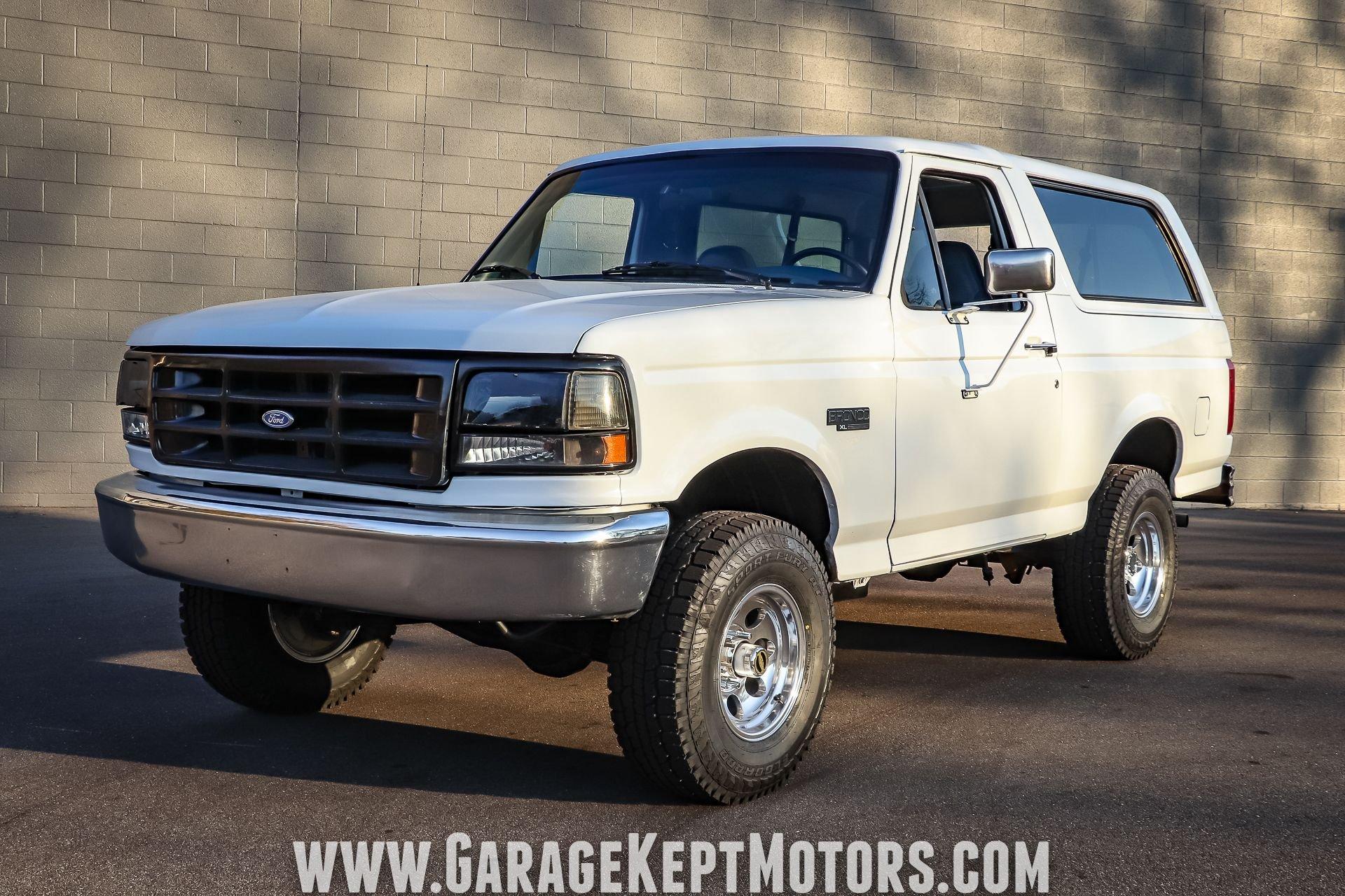 Used 1996 Ford Bronco XL 4x4 For Sale (Sold) | Garage Kept Motors