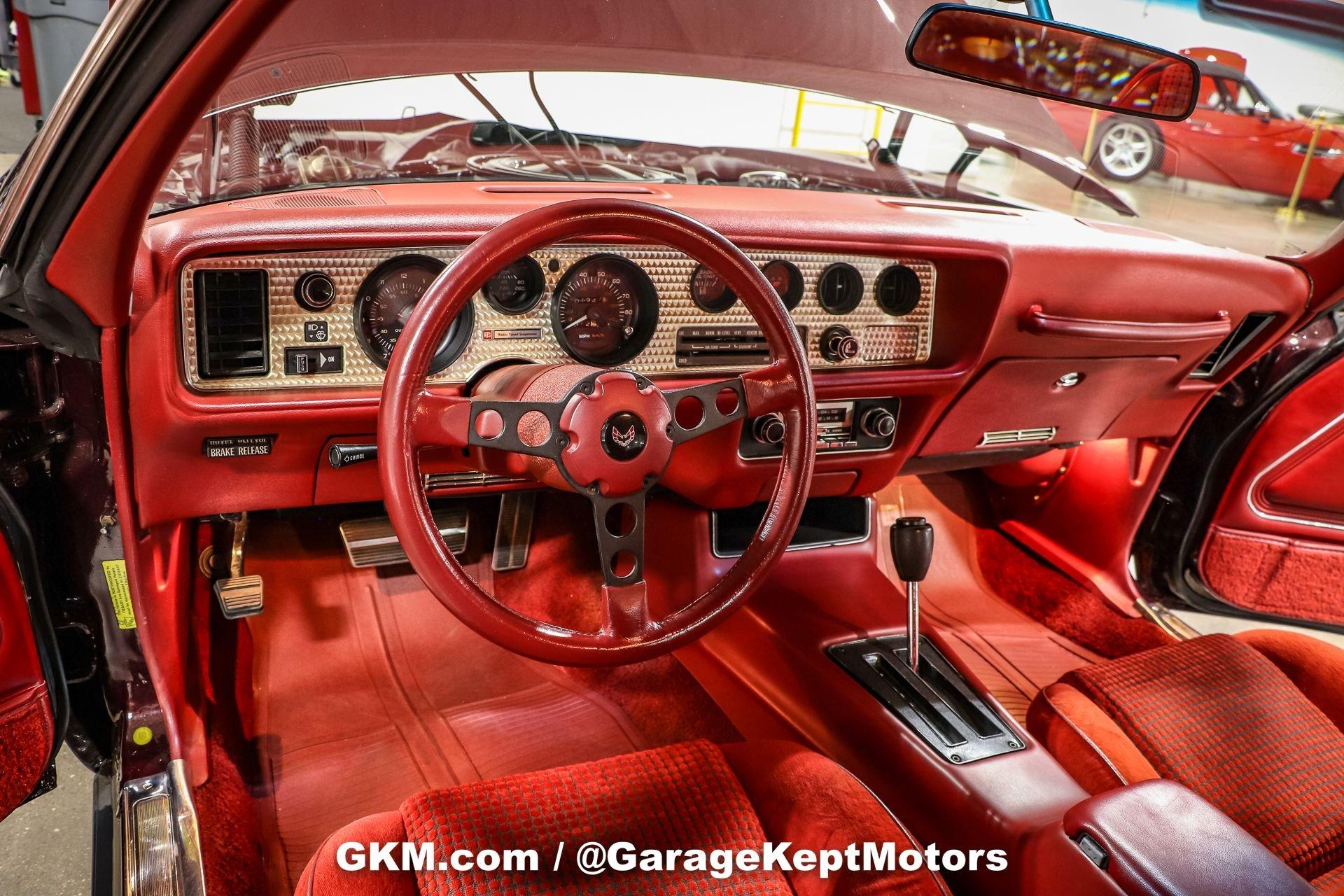 1980 Pontiac Firebird Interior