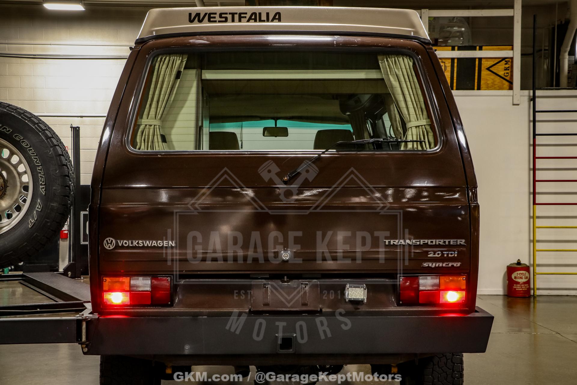 Used 1986 Volkswagen Vanagon Westfalia Weekender Wolfsburg Syncro